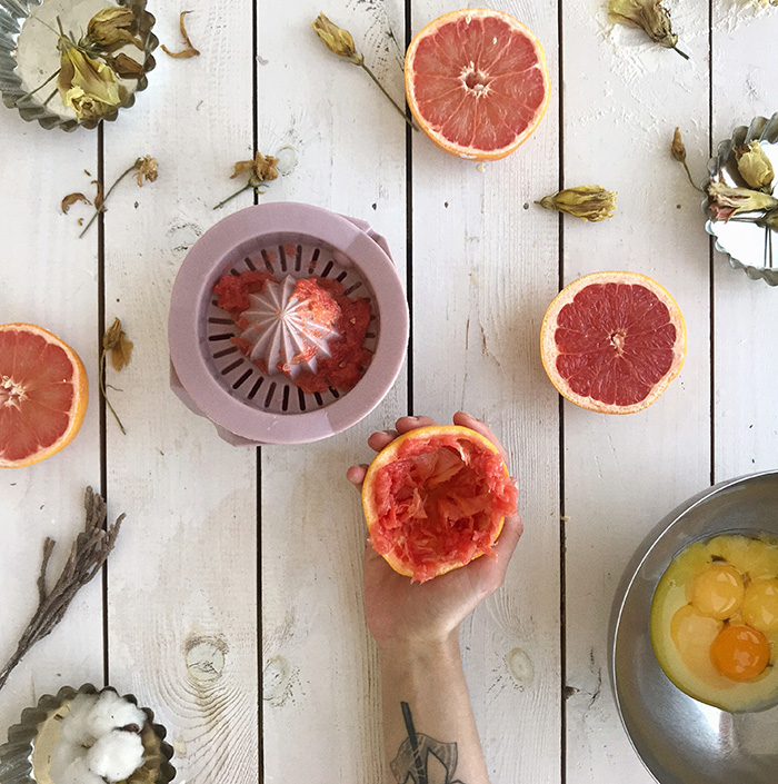 Тарталетки с грейпфрутовым курдом