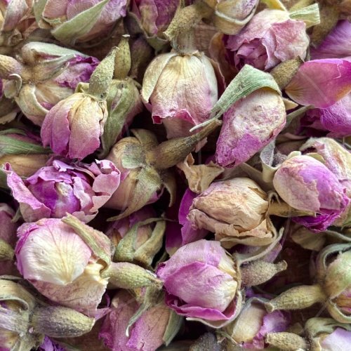 Розы сушёные Бутоны жёлто-малиновые 20 г 