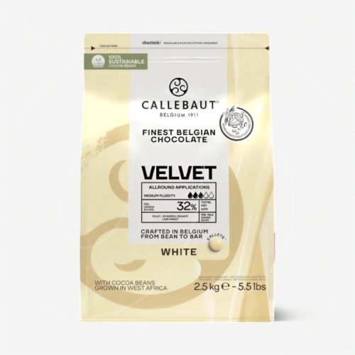 Шоколад белый CALLEBAUT "Velvet" 32-33% 100 г  W3-595