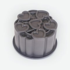 Форма силиконовая для бенто-торта Silico "Сердца" SА311