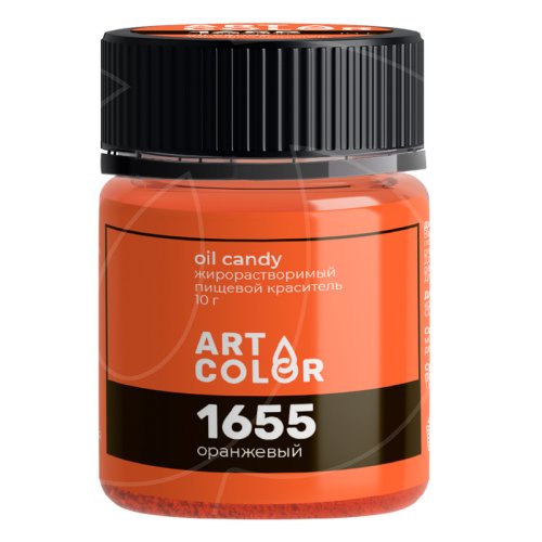 Краситель пищевой сухой жирорастворимый ART COLOR "OIL CANDY Оранжевый" 10 г OIL-4681-10