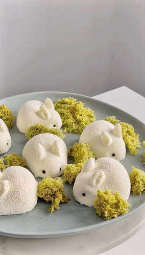 Пасхальный рецепт «Муссовые зайчики»
