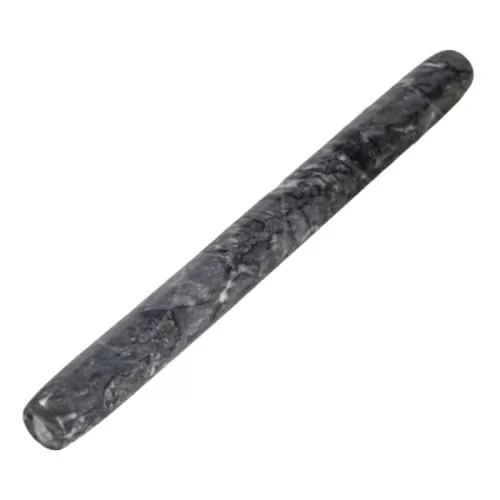 Скалка мраморная Чёрная 25 см 7514840