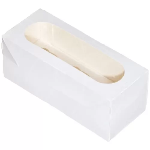 Коробка на 3 капкейка с окном белая ForG MUF 3 PRO I W W      Cup3.250.100.100